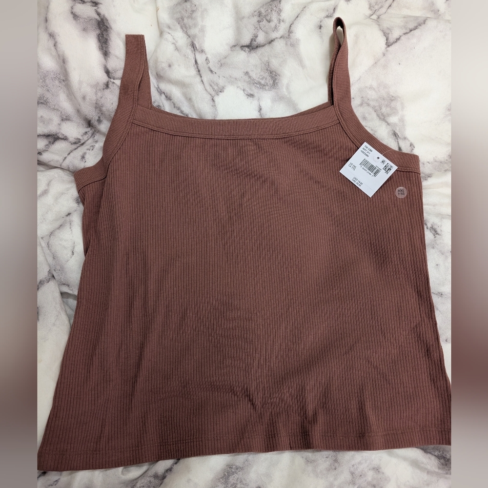 NWT AE Daily Fave Tank Top In Rust XXL